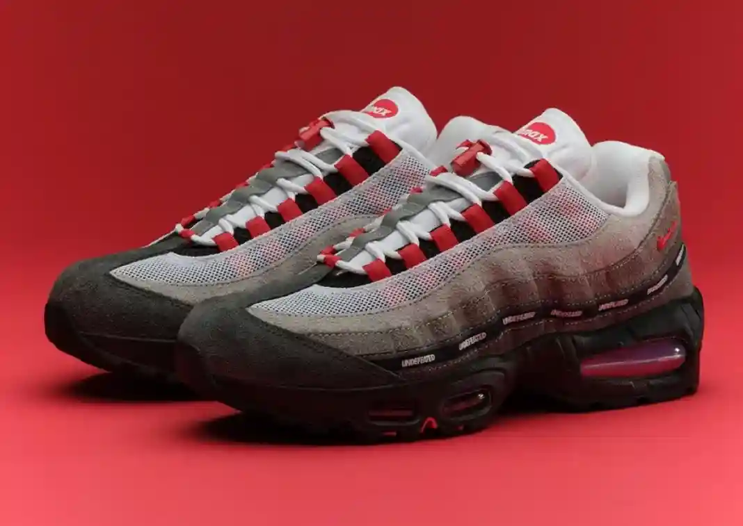 Undefeated, Nike Air Max 95, Nike - UNDEFEATED x Nike Air Max 95 "火紅色 "東京獨家發售