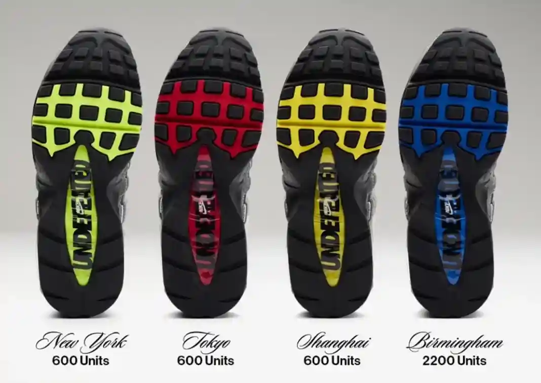 Undefeated, Nike Air Max 95, Nike - Undefeated 發佈限量版 Nike Air Max 95 Geo 獨家套裝