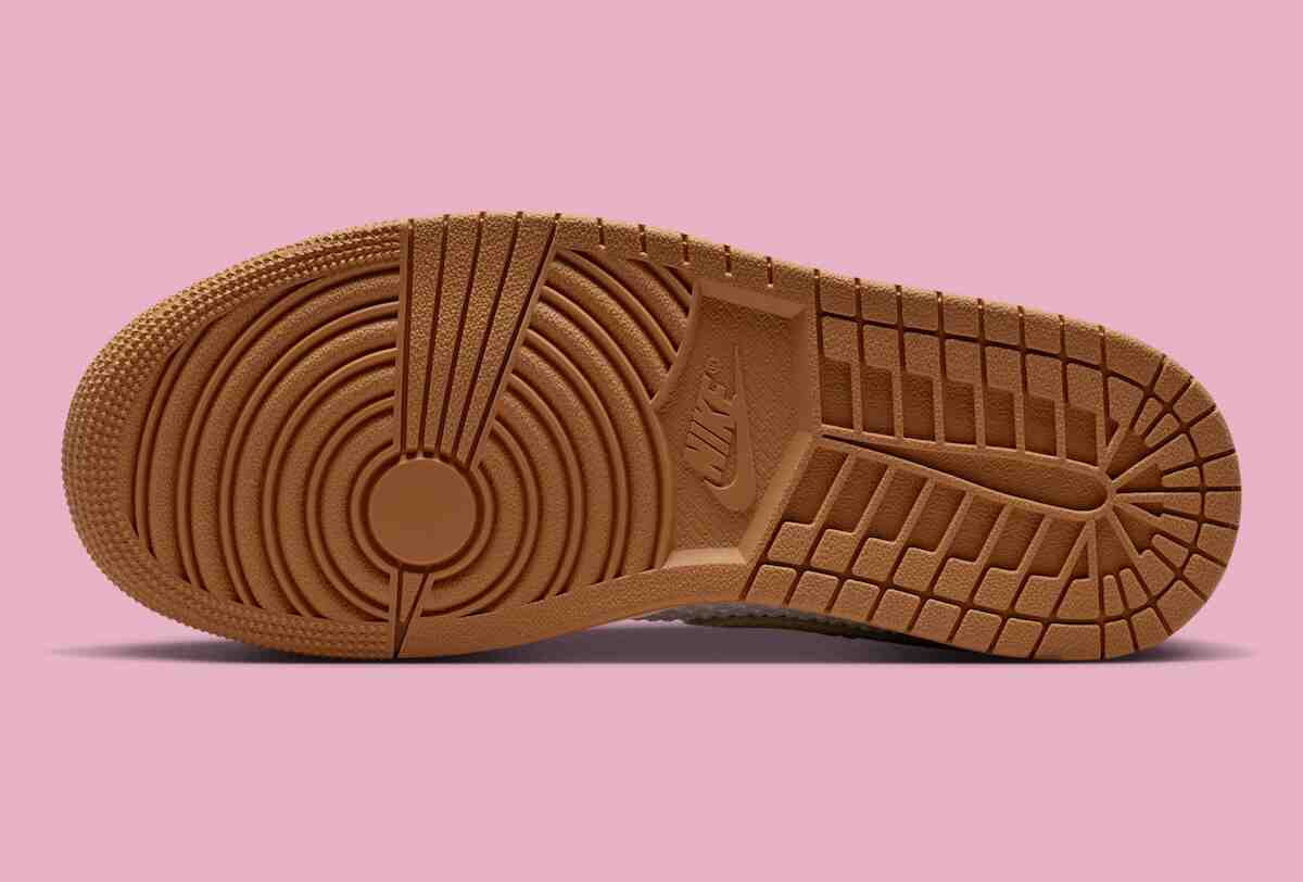 梭織細節詮釋 Air Jordan 1 "橄欖光環 "套裝 Air Jordan 1 Mid, Air Jordan 1 Low, Air Jordan 1, Air Jordan - 梭織細節詮釋 Air Jordan 1 "橄欖光環 "套裝