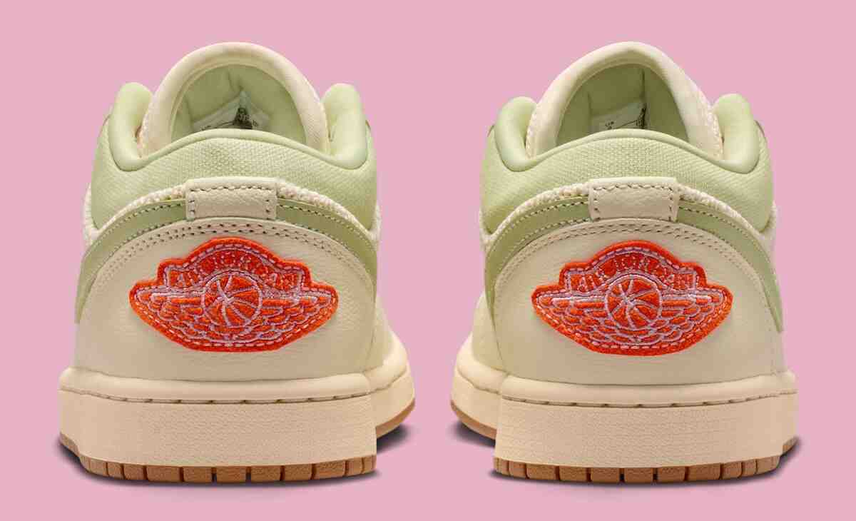 梭織細節詮釋 Air Jordan 1 "橄欖光環 "套裝 Air Jordan 1 Mid, Air Jordan 1 Low, Air Jordan 1, Air Jordan - 梭織細節詮釋 Air Jordan 1 "橄欖光環 "套裝