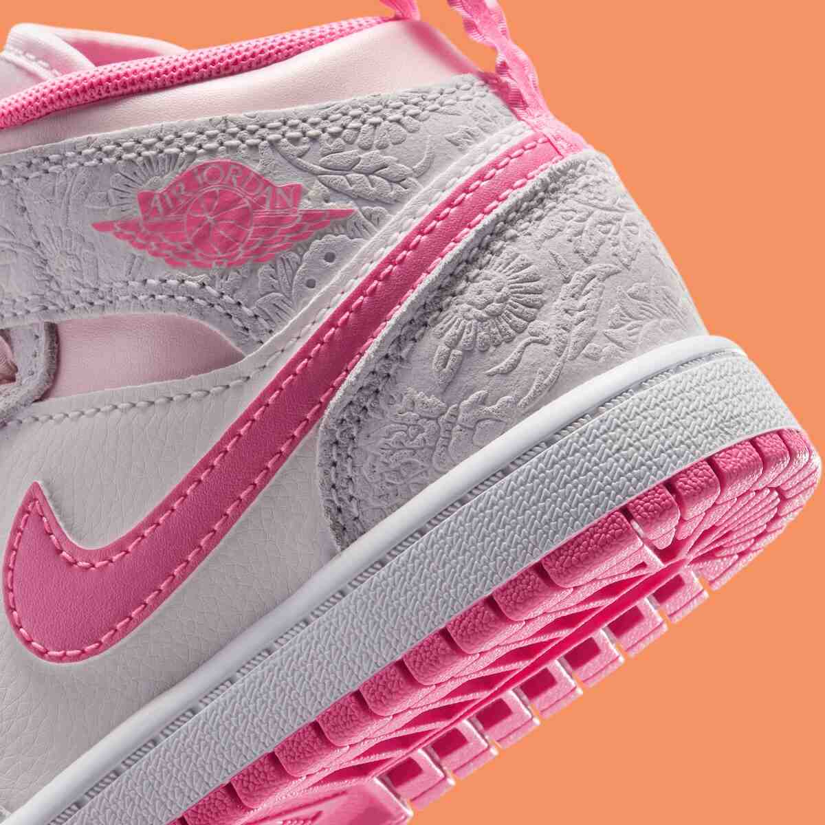 Air Jordan 1 Mid GS "Pink Bloom" 帶來春花活力 Air Jordan 1 Mid, Air Jordan 1, Air Jordan - Air Jordan 1 Mid GS "Pink Bloom" 帶來春花活力