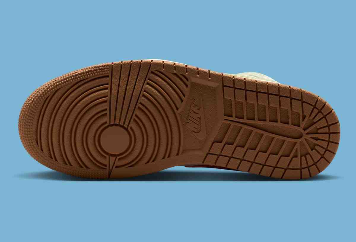 梭織細節詮釋 Air Jordan 1 "橄欖光環 "套裝 Air Jordan 1 Mid, Air Jordan 1 Low, Air Jordan 1, Air Jordan - 梭織細節詮釋 Air Jordan 1 "橄欖光環 "套裝