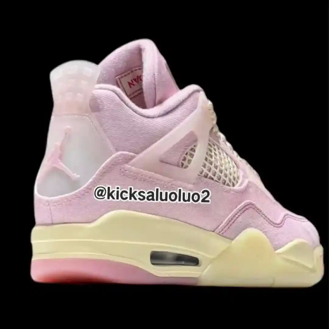 Nike, Air Jordan 4, Air Jordan - Air Jordan 4 Denim "Iced Carmine" 4 月 23 日發佈