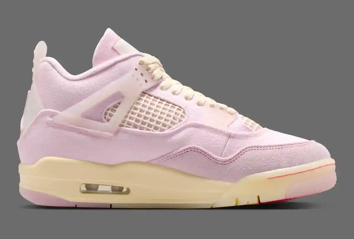 Nike, Air Jordan 4, Air Jordan - Air Jordan 4 Denim "Iced Carmine" 4 月 23 日發佈