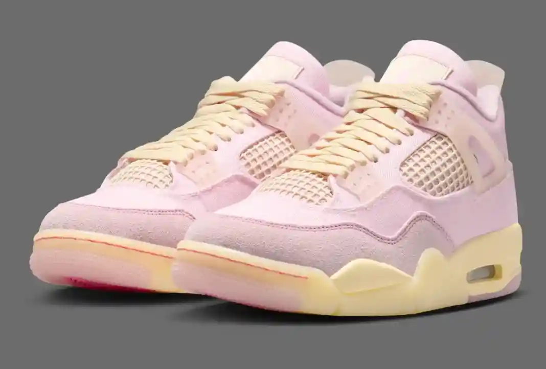 Nike, Air Jordan 4, Air Jordan - Air Jordan 4 Denim "Iced Carmine" 4 月 23 日發佈