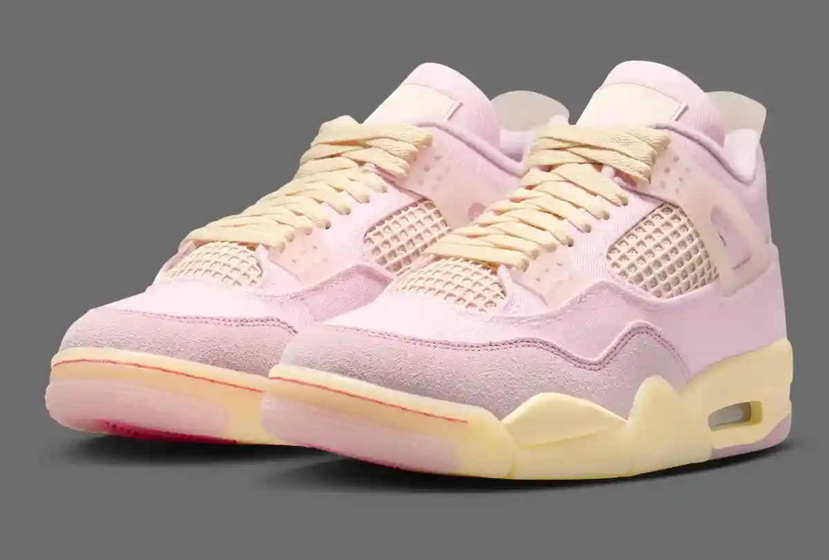 Nike, Air Jordan 4, Air Jordan - Air Jordan 4 Denim "Iced Carmine" 4 月 23 日發佈
