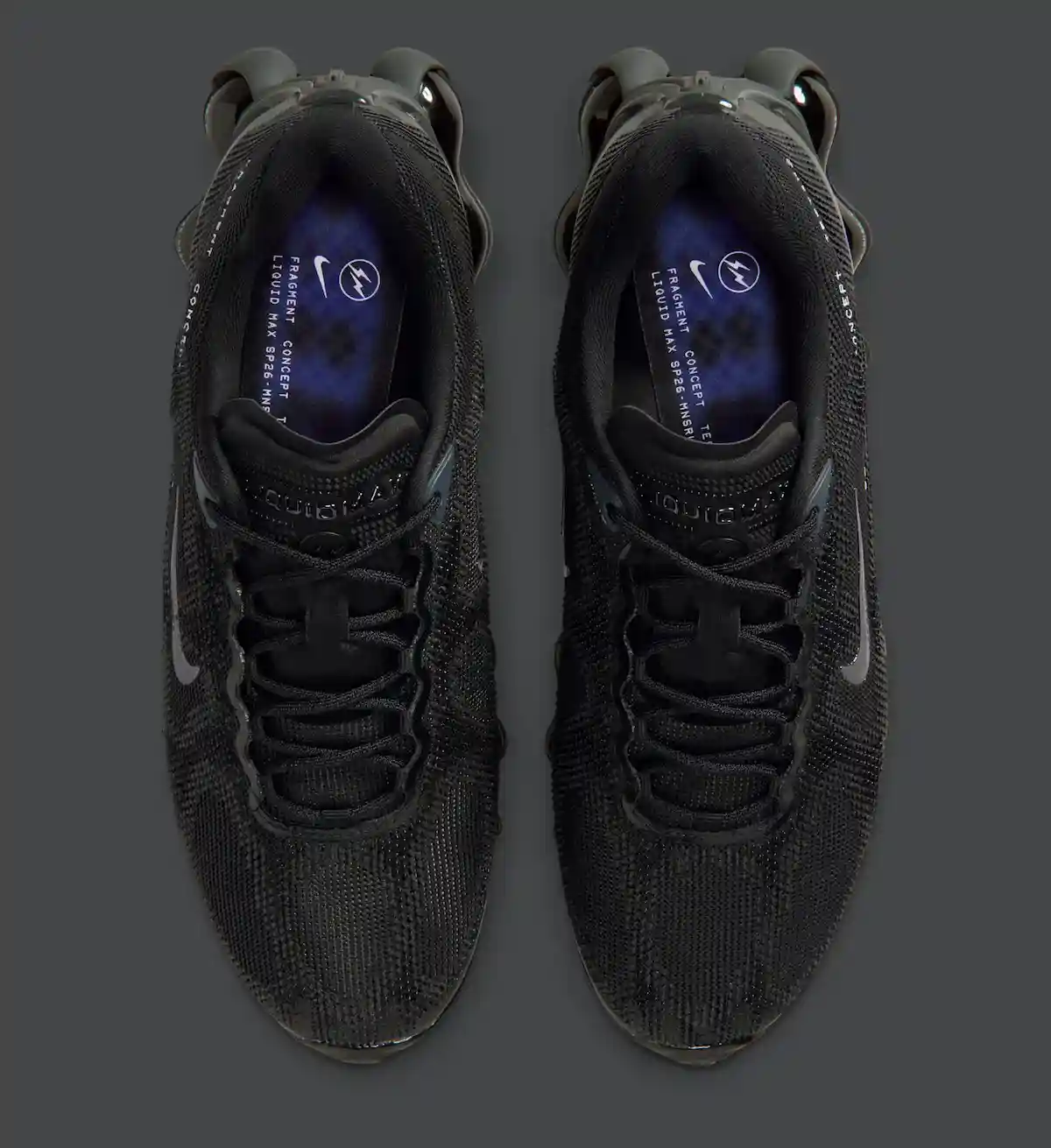 Nike Air Liquid Max, Nike, fragment design - Fragment x Nike Air Liquid Max "黑色 "於 2026 年 3 月發佈