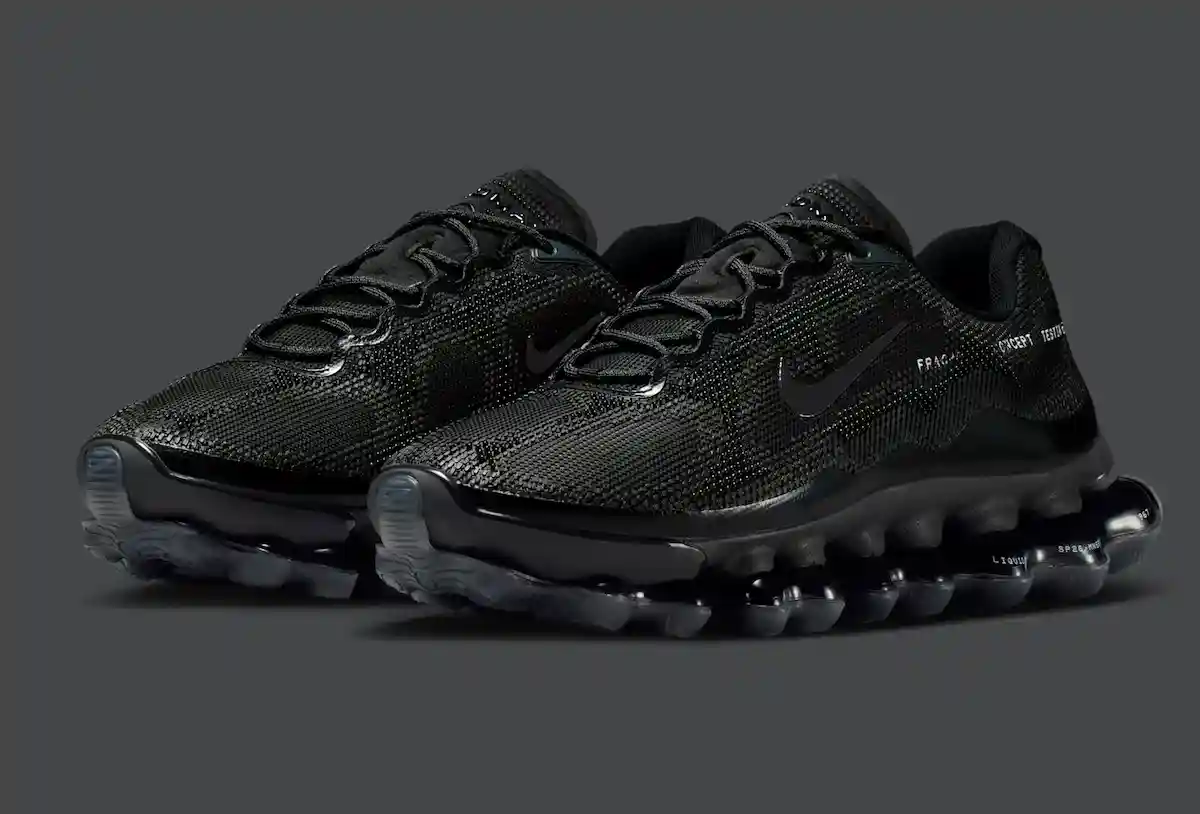 Nike Air Liquid Max, Nike, fragment design - Fragment x Nike Air Liquid Max "黑色 "於 2026 年 3 月發佈