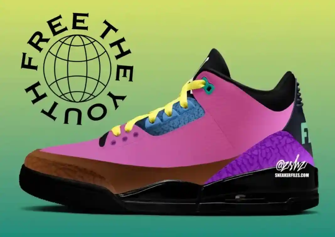 Free The Youth, Air Jordan 3, Air Jordan - Free The Youth x Air Jordan 3 將於 2026 年 12 月發佈