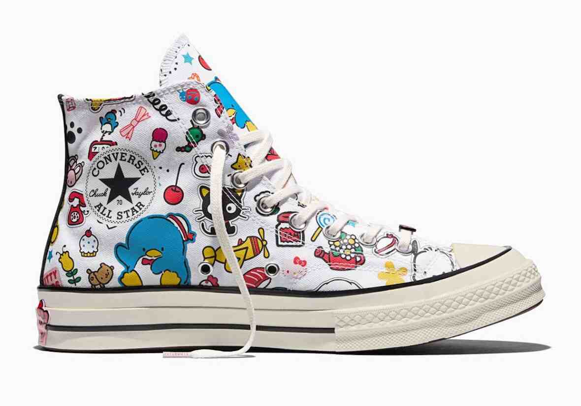 Hello Kitty x Converse Chuck Taylor 70 "施華洛世奇 "3 月 5 日發佈 Swarovski, Hello Kitty, Converse Chuck 70, Converse - Hello Kitty x Converse Chuck Taylor 70 "施華洛世奇 "3 月 5 日發佈