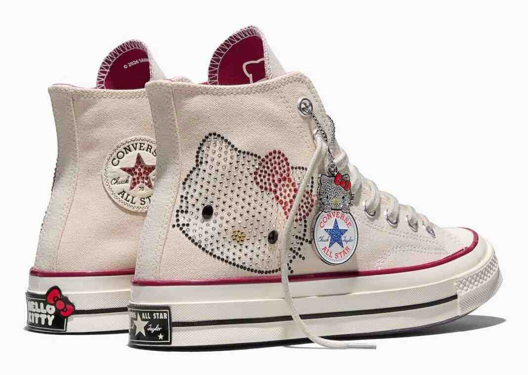 Swarovski, Hello Kitty, Converse Chuck 70, Converse - Hello Kitty x Converse Chuck Taylor 70 "施華洛世奇 "3 月 5 日發佈