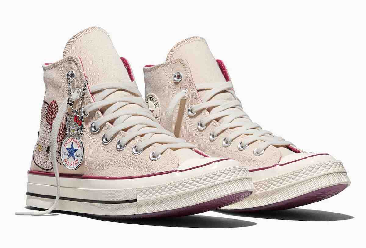 Hello Kitty x Converse Chuck Taylor 70 "施華洛世奇 "3 月 5 日發佈 Swarovski, Hello Kitty, Converse Chuck 70, Converse - Hello Kitty x Converse Chuck Taylor 70 "施華洛世奇 "3 月 5 日發佈