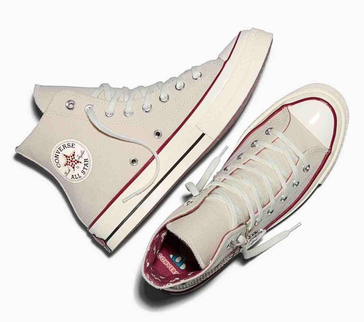 Hello Kitty x Converse Chuck Taylor 70 "施華洛世奇 "3 月 5 日發佈 Swarovski, Hello Kitty, Converse Chuck 70, Converse - Hello Kitty x Converse Chuck Taylor 70 "施華洛世奇 "3 月 5 日發佈
