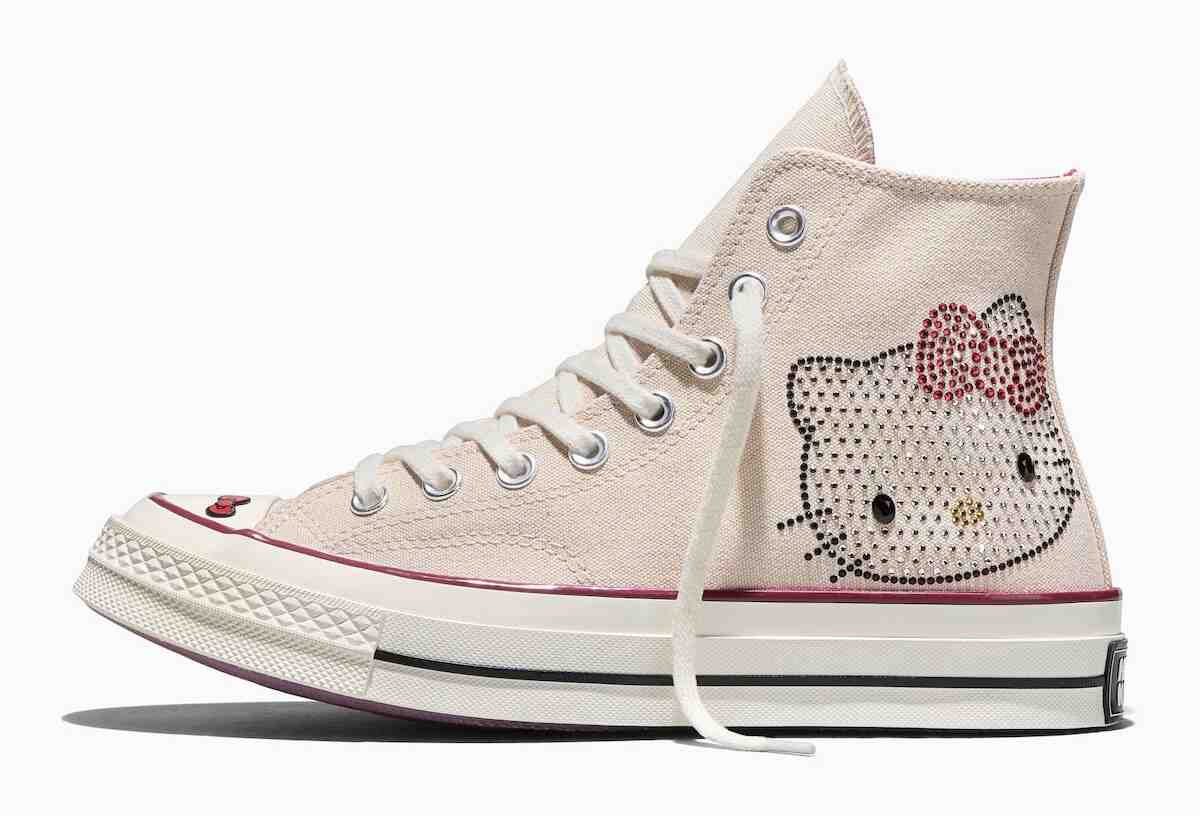 Hello Kitty x Converse Chuck Taylor 70 "施華洛世奇 "3 月 5 日發佈 Swarovski, Hello Kitty, Converse Chuck 70, Converse - Hello Kitty x Converse Chuck Taylor 70 "施華洛世奇 "3 月 5 日發佈