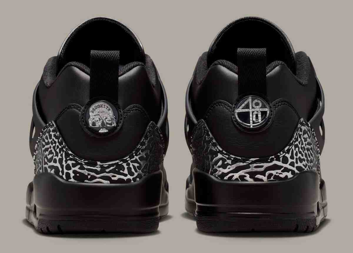 Nike, Jordan Spizike Low, Jordan Spizike, Air Jordan 4 - 採用金屬銀大象印花的隱形喬丹 Spizike 低配版