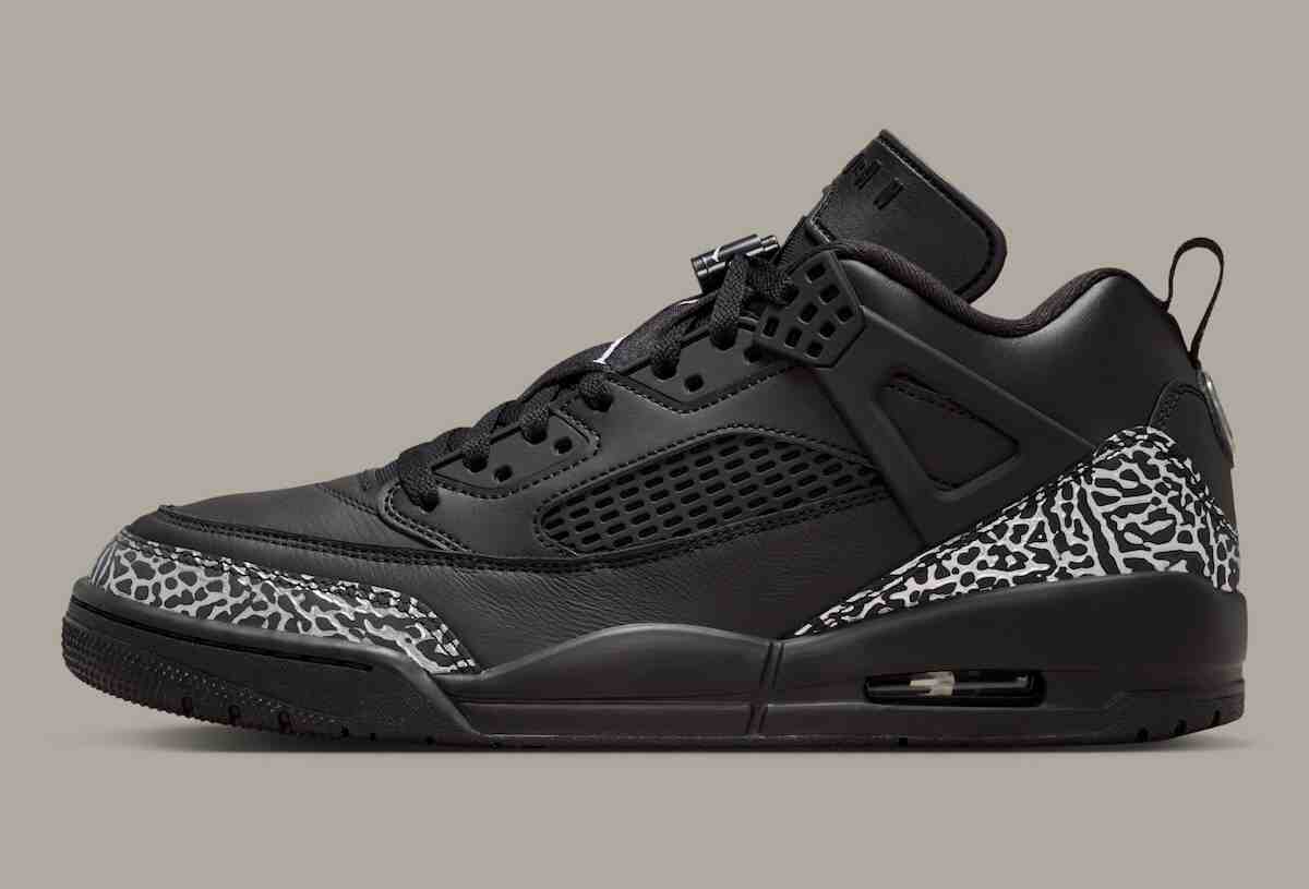 Nike, Jordan Spizike Low, Jordan Spizike, Air Jordan 4 - 採用金屬銀大象印花的隱形喬丹 Spizike 低配版