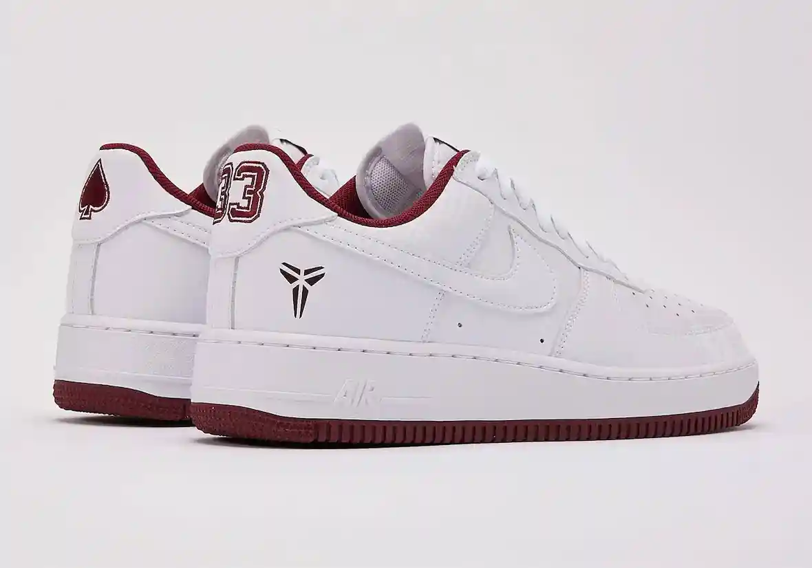 Nike Air Force 1 Low, Nike Air Force 1, Nike, NBA, Kobe Bryant Shoes - 科比-布萊恩特 x 耐克 Air Force 1 Low "下梅里恩王牌 "套裝將於 2026 年 3 月發佈