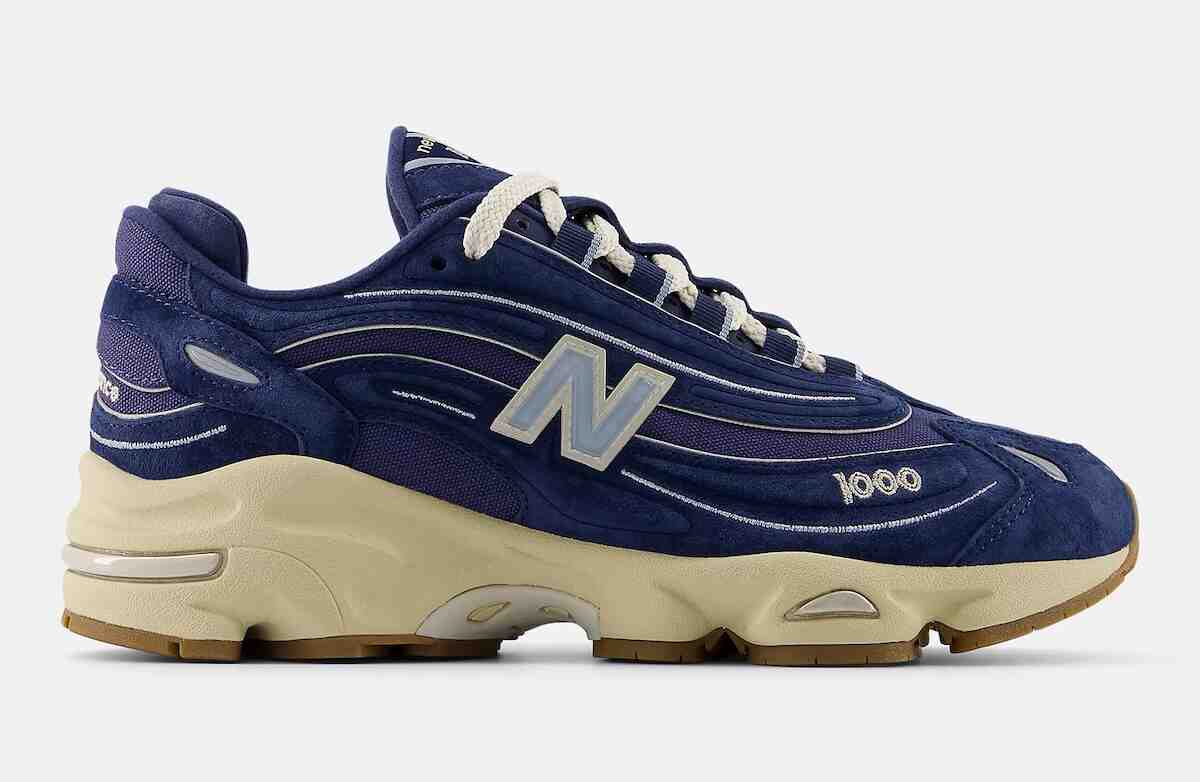新百倫 1000 "海軍藍/口香糖色 "復古外觀 New Balance 1000, New Balance - 新百倫 1000 "海軍藍/口香糖色 "復古外觀