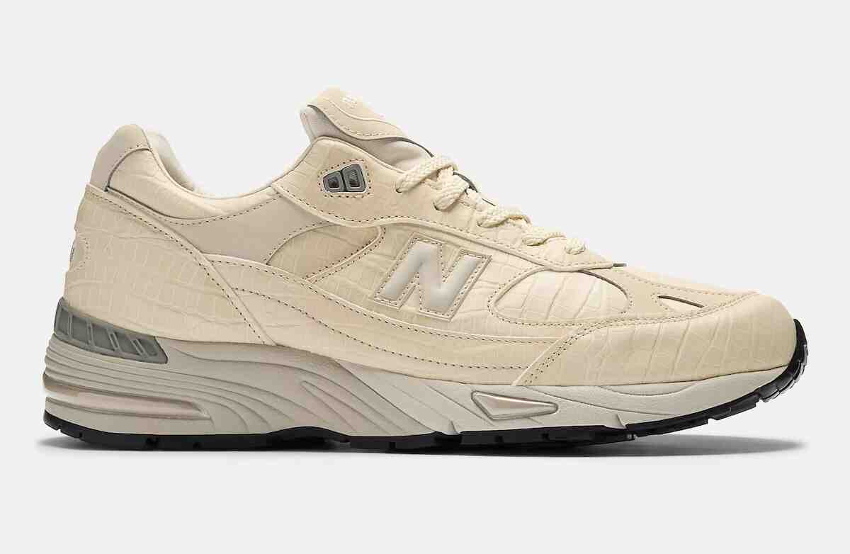 New Balance 991, New Balance - 新百倫 991v1 "蚝灰色鱷魚皮 "3 月 19 日發佈
