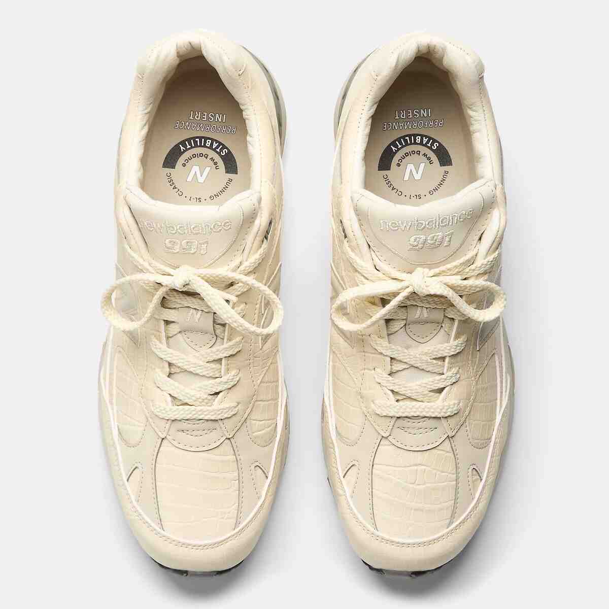 New Balance 991, New Balance - 新百倫 991v1 "蚝灰色鱷魚皮 "3 月 19 日發佈