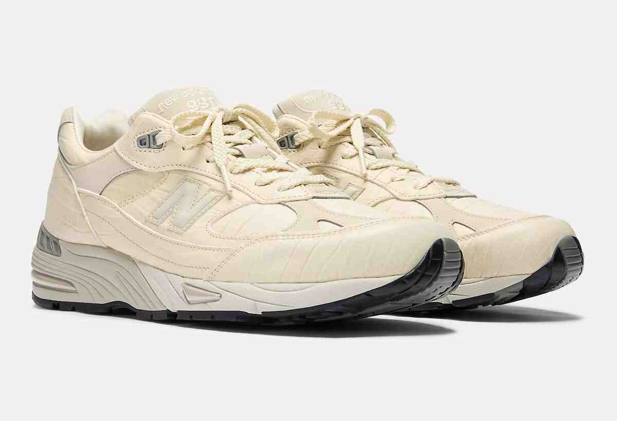 New Balance 991, New Balance - 新百倫 991v1 "蚝灰色鱷魚皮 "3 月 19 日發佈