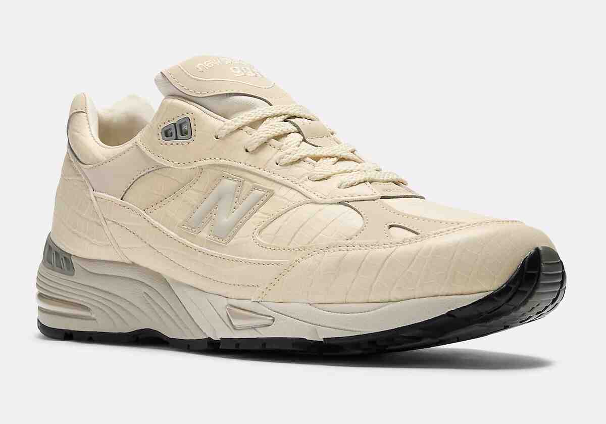 New Balance 991, New Balance - 新百倫 991v1 "蚝灰色鱷魚皮 "3 月 19 日發佈