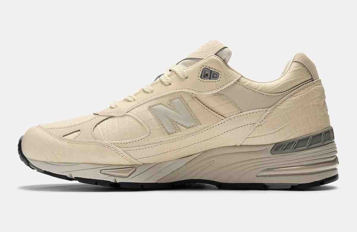 New Balance 991, New Balance - 新百倫 991v1 "蚝灰色鱷魚皮 "3 月 19 日發佈