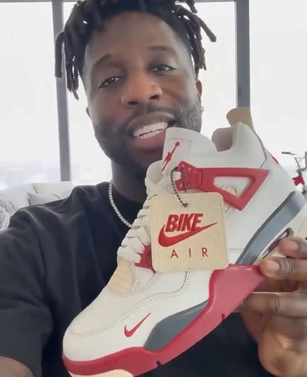 奈傑爾-希爾維斯特 x Air Jordan 4 "一磚一瓦 "亮相 Nigel Sylvester, Air Jordan 4, Air Jordan - 奈傑爾-希爾維斯特 x Air Jordan 4 "一磚一瓦 "亮相