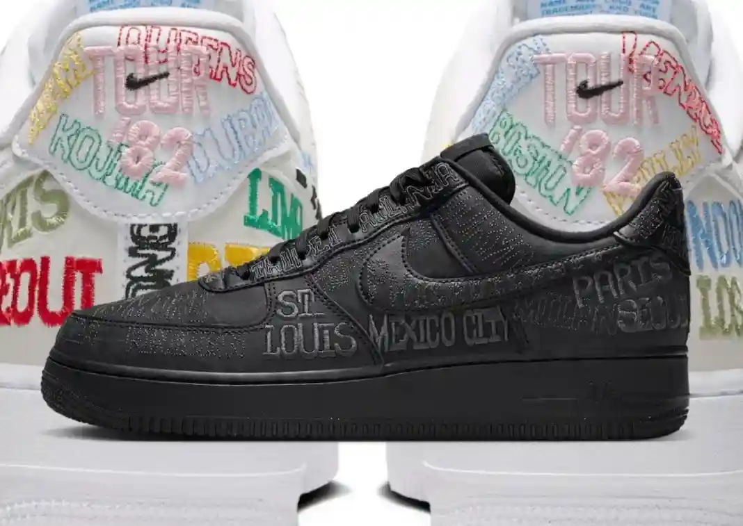 Nike Air Force 1 Low, Nike Air Force 1, Nike - 耐克 Air Force 1 Low "巡迴賽 "套裝全球首發