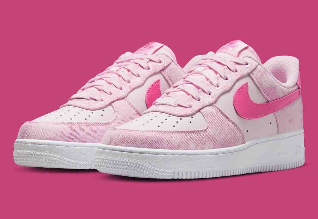 Nike Air Force 1 Low, Nike Air Force 1, Nike - 耐克 Air Force 1 Low 採用三粉色配色