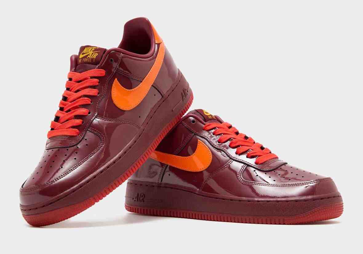 Nike Air Force 1 Low, Nike Air Force 1, Nike, Lil Yachty - 耐克空軍一號低配版 "紅色專利 "重現 2000 年代早期的亮麗風格