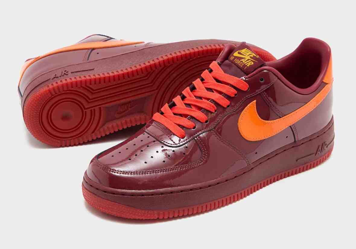 Nike Air Force 1 Low, Nike Air Force 1, Nike, Lil Yachty - 耐克空軍一號低配版 "紅色專利 "重現 2000 年代早期的亮麗風格