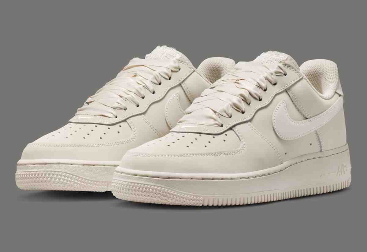 Nike Air Force 1 Low, Nike Air Force 1, Nike - 耐克 Air Force 1 Low "絲帶花邊 "套裝帶來兩種柔和配色