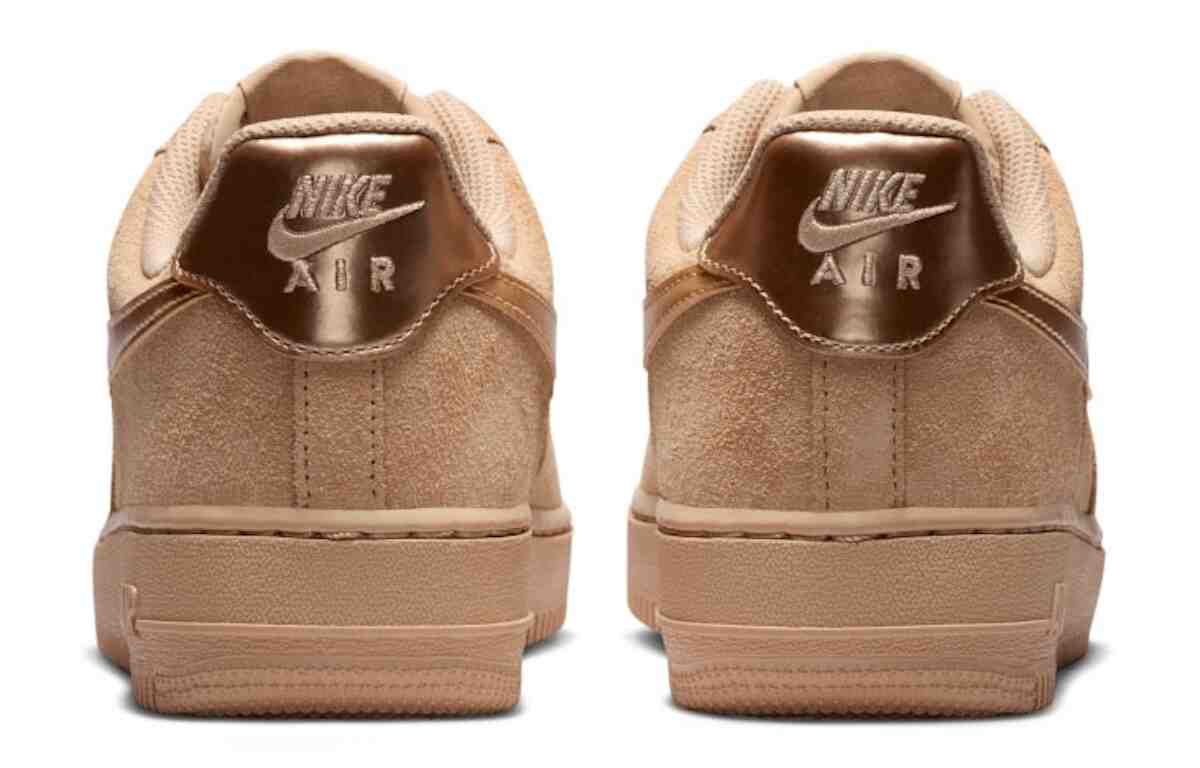 Nike Air Force 1 Low, Nike Air Force 1, Nike - 耐克空軍一號 "亞麻布 "光滑麂皮回歸