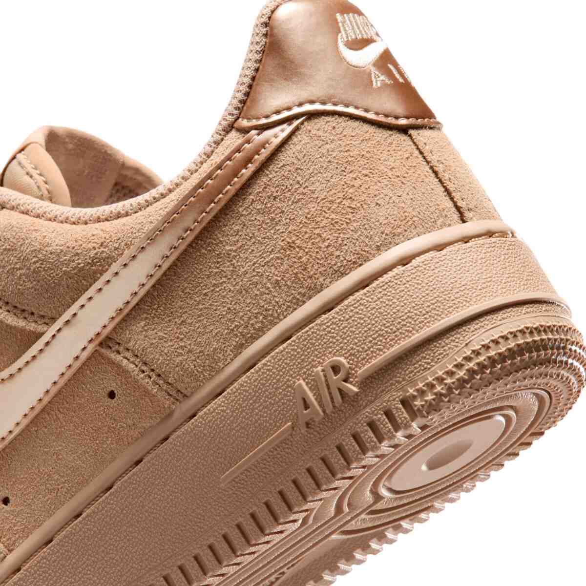 Nike Air Force 1 Low, Nike Air Force 1, Nike - 耐克空軍一號 "亞麻布 "光滑麂皮回歸