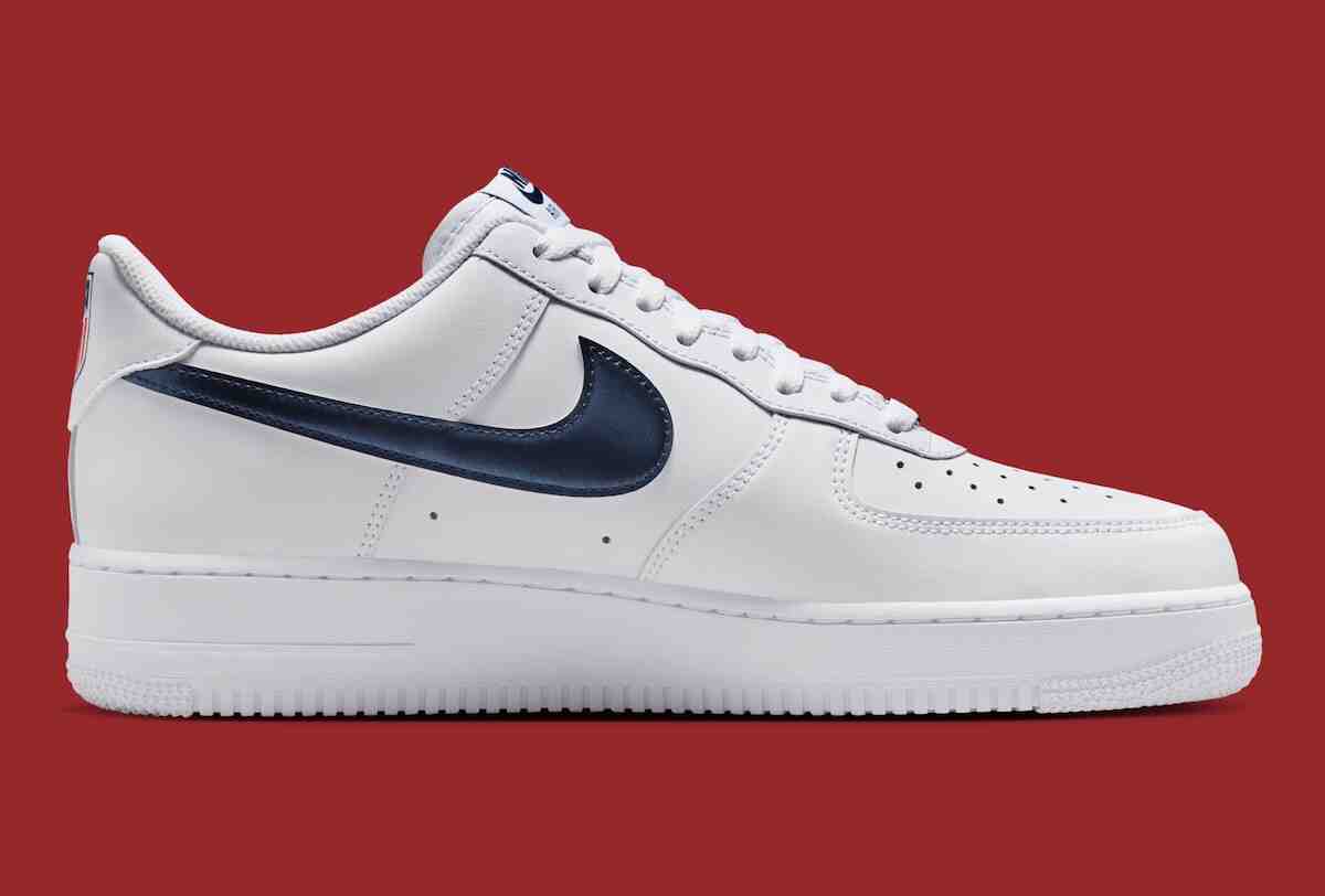 Nike Air Force 1 Low, Nike Air Force 1, Nike - 這款耐克 Air Force 1 Low 為美國隊慶生