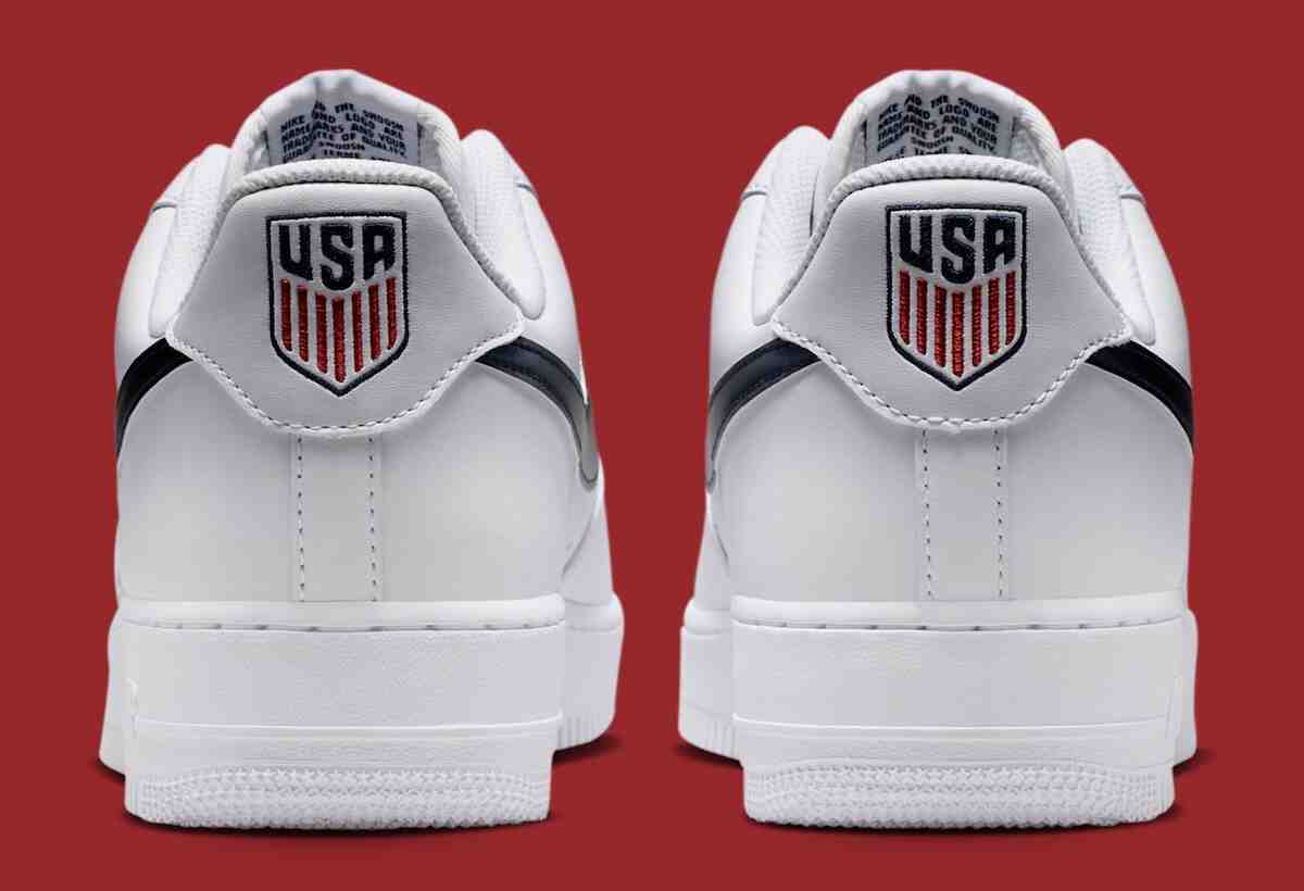 Nike Air Force 1 Low, Nike Air Force 1, Nike - 這款耐克 Air Force 1 Low 為美國隊慶生