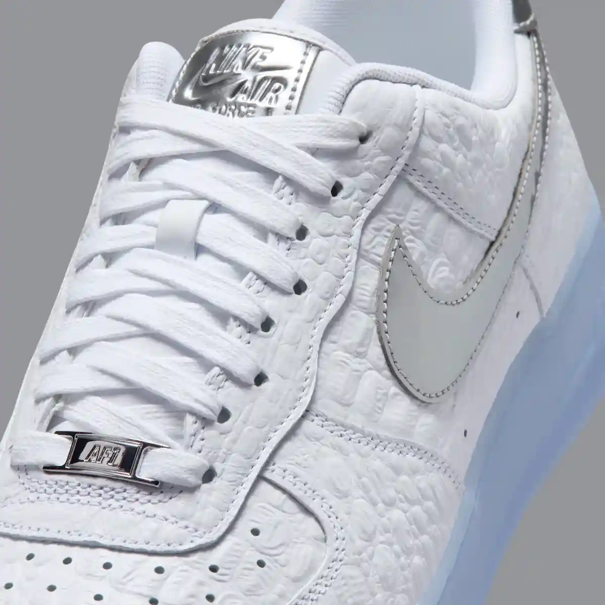 耐克 Air Force 1 Low "白色鱷魚皮 "3 月 20 日發佈 Nike Air Force 1 Low, Nike Air Force 1, Nike - 耐克 Air Force 1 Low "白色鱷魚皮 "3 月 20 日發佈