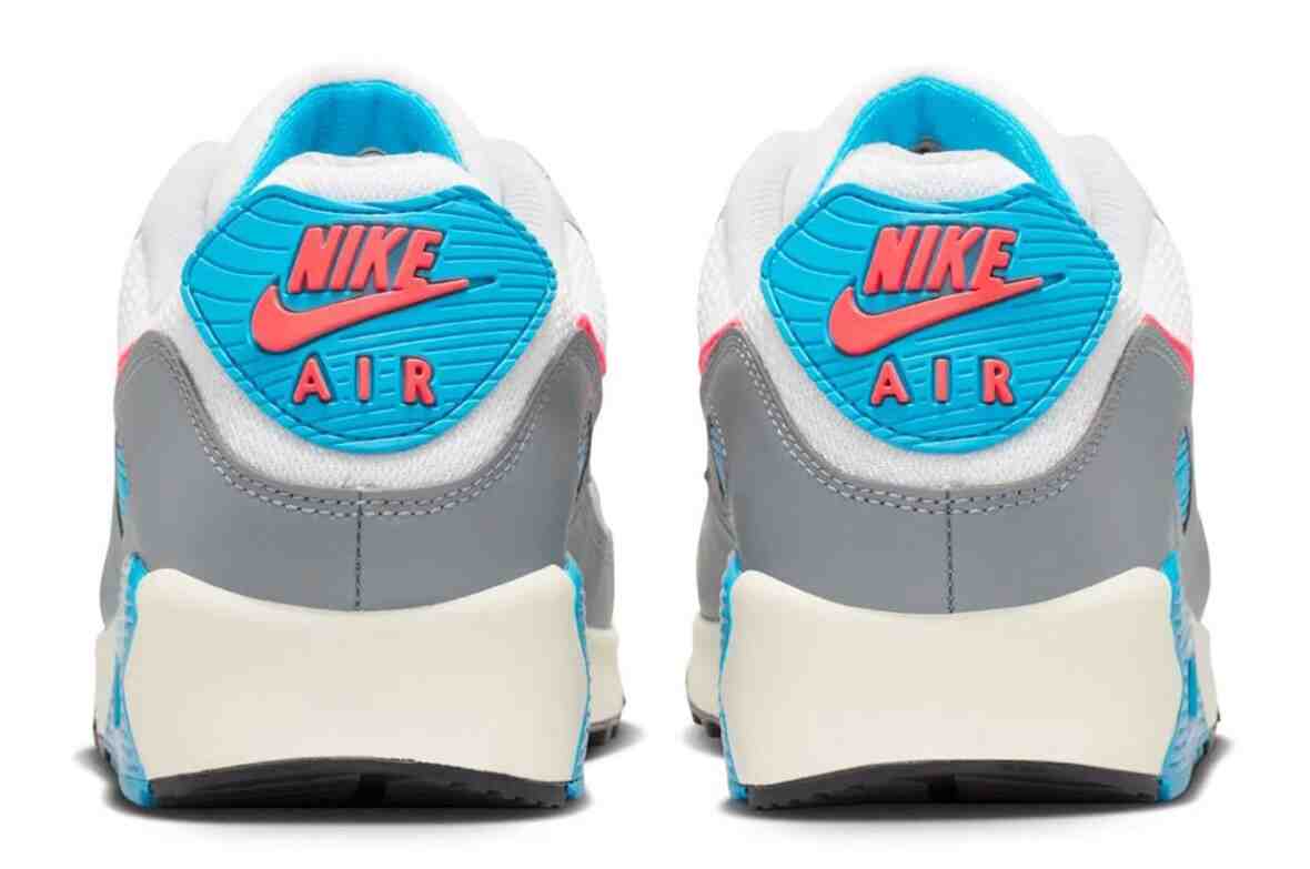 Nike Air Max 90, Nike Air Max, Nike - 耐克為 Air Max 90 增添了 "照片藍/琥珀色 "和 "冷灰色/紅寶石 23 "兩種顏色