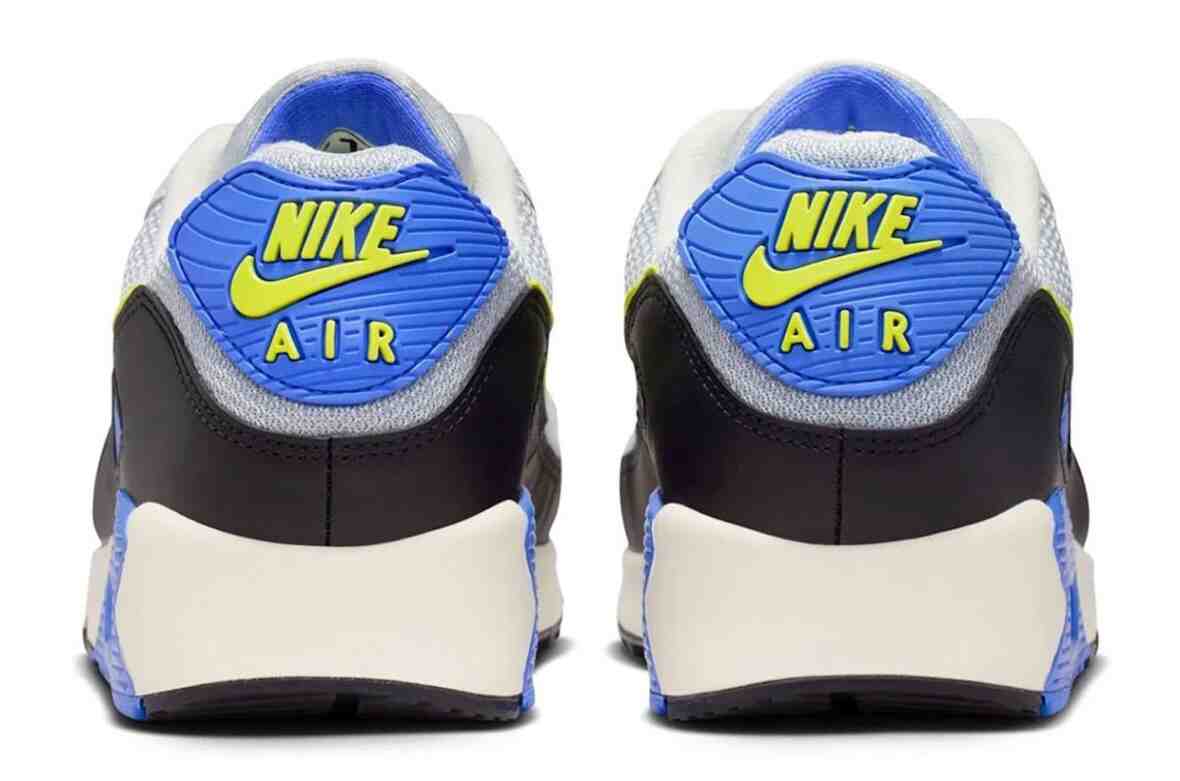 Nike Air Max 90, Nike Air Max, Nike - 耐克為 Air Max 90 增添了 "照片藍/琥珀色 "和 "冷灰色/紅寶石 23 "兩種顏色