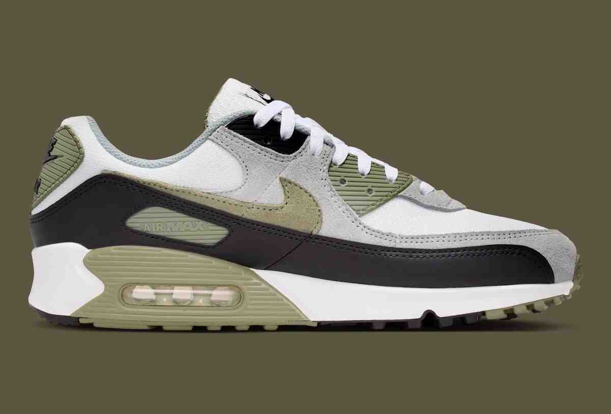 Nike Air Max 90, Nike Air Max, Nike - 耐克為 Air Max 90 換上了干淨利落的 "銀色鼠尾草 "新裝