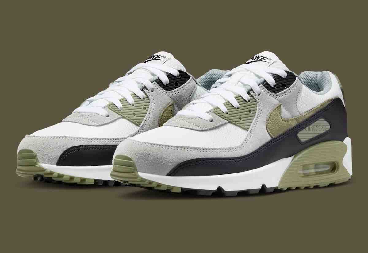Nike Air Max 90, Nike Air Max, Nike - 耐克為 Air Max 90 換上了干淨利落的 "銀色鼠尾草 "新裝