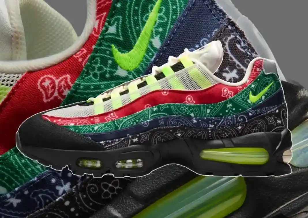 Nike Air Max 95, Nike Air Max, Nike, Air Max 95 - 耐克 Air Max 95 大泡泡 "Paisley Bandana "2026 年 3 月發佈