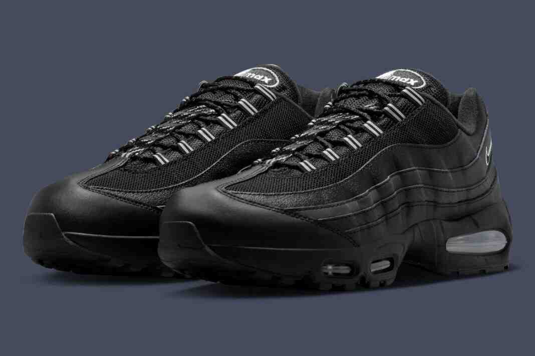 Nike Air Max 95, Nike Air Max, Nike, Air Max 95 - 耐克 Air Max 95 "黑色/金屬銀 "為 2026 年夏季提供隱形外觀