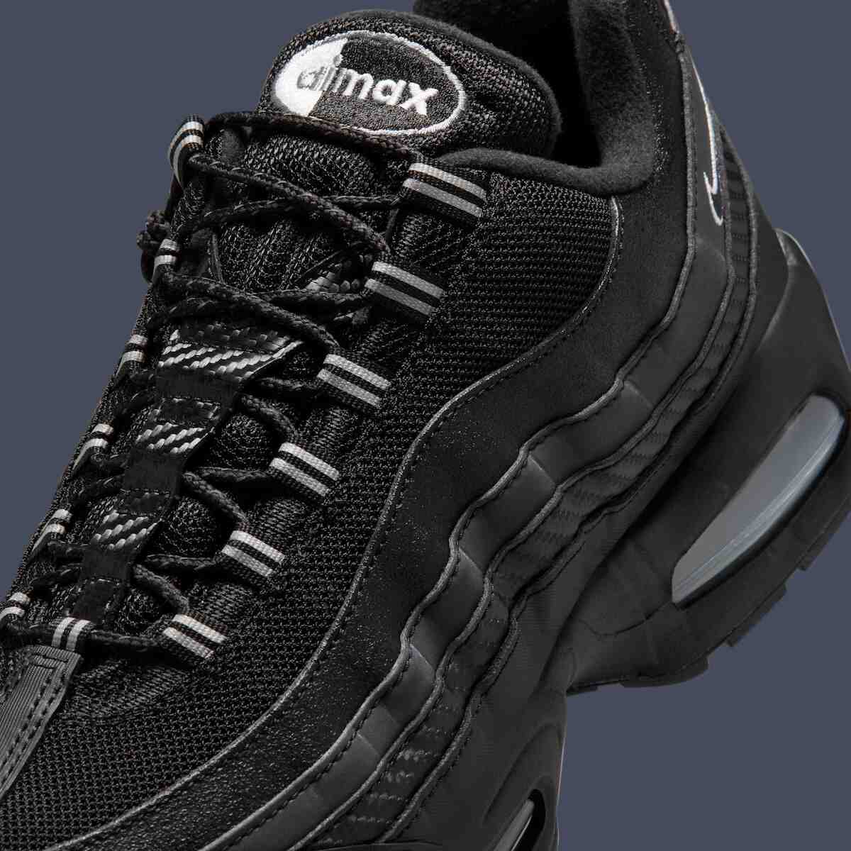 耐克 Air Max 95 "黑色/金屬銀 "為 2026 年夏季提供隱形外觀 Nike Air Max 95, Nike Air Max, Nike, Air Max 95 - 耐克 Air Max 95 "黑色/金屬銀 "為 2026 年夏季提供隱形外觀