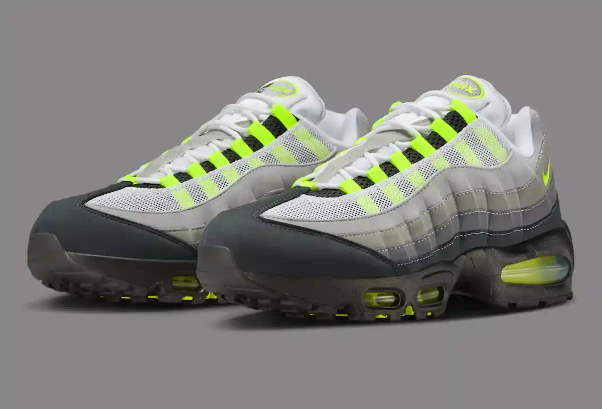 Nike Air Max 95, Nike Air Max, Nike, Air Max 95 - 耐克 Air Max 95 "霓虹色 "3 月 5 日發佈