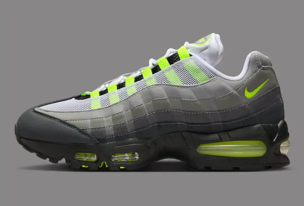 Nike Air Max 95, Nike Air Max, Nike, Air Max 95 - 耐克 Air Max 95 "霓虹色 "3 月 5 日發佈