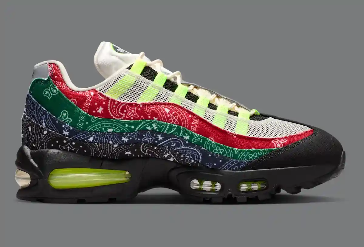 Nike Air Max 95, Nike Air Max, Nike, Air Max 95 - 耐克 Air Max 95 大泡泡 "Paisley Bandana "2026 年 3 月發佈