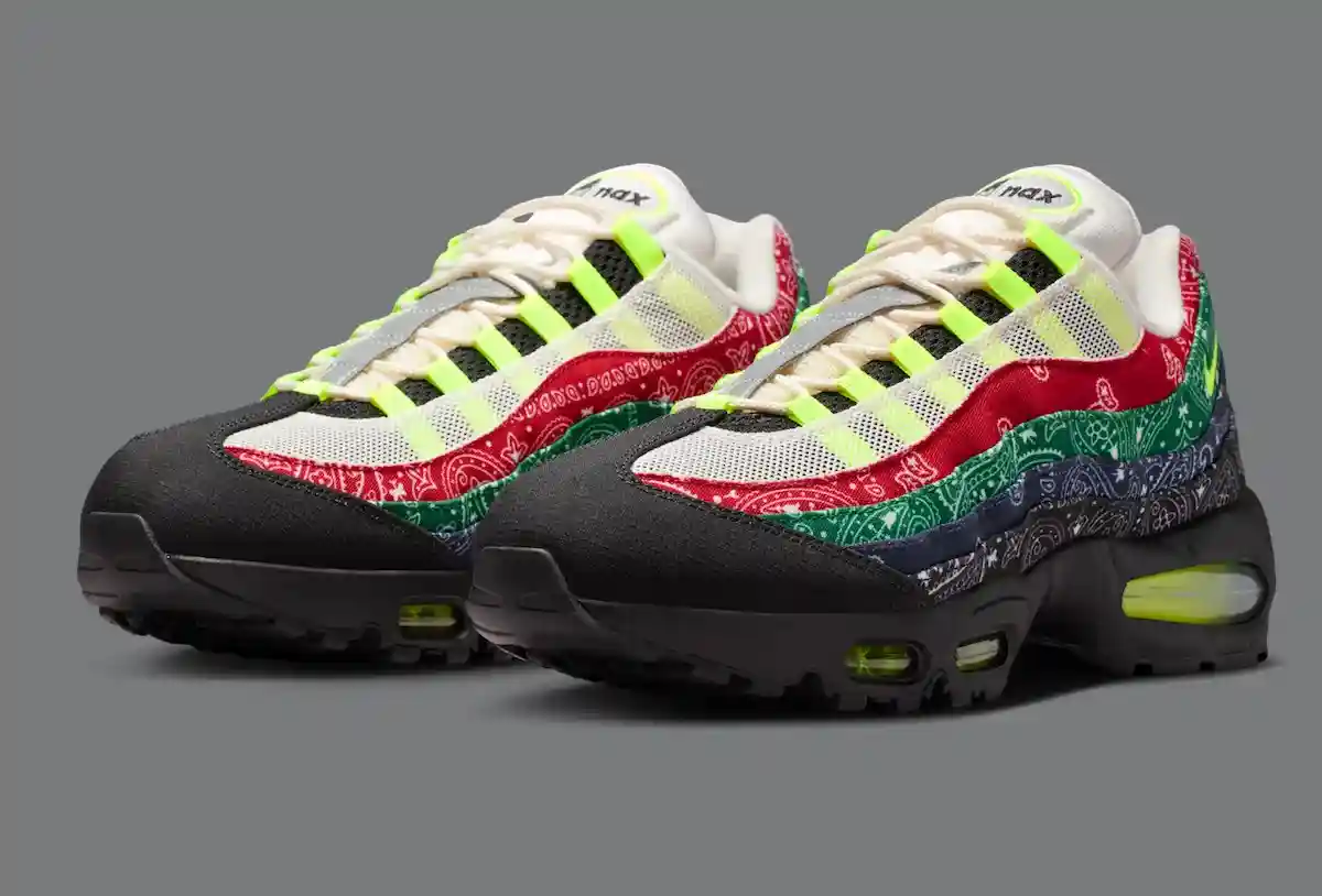 Nike Air Max 95, Nike Air Max, Nike, Air Max 95 - 耐克 Air Max 95 大泡泡 "Paisley Bandana "2026 年 3 月發佈