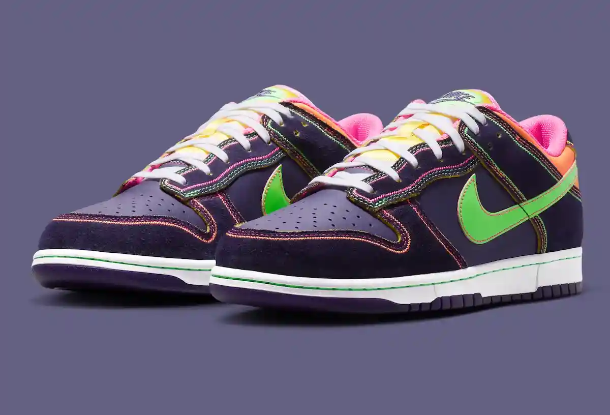 耐克 Dunk Low "王朝紫 "系列汲取 90 年代純粹能量 Nike Dunk Low, Nike - 耐克 Dunk Low "王朝紫 "系列汲取 90 年代純粹能量